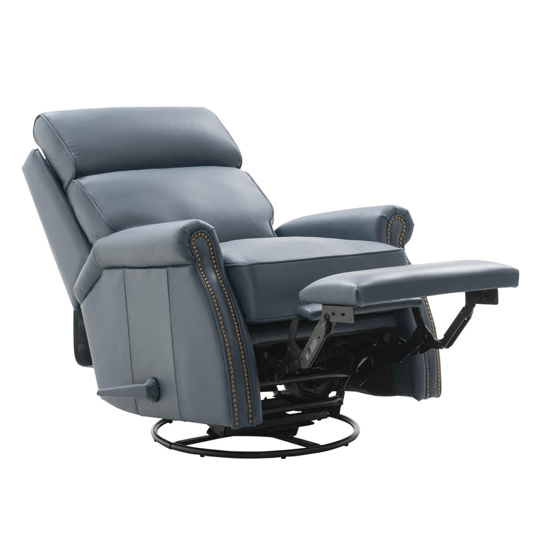 Barcalounger Crews Swivel Glider Leather Recliner 8-4001-5709-44 IMAGE 5