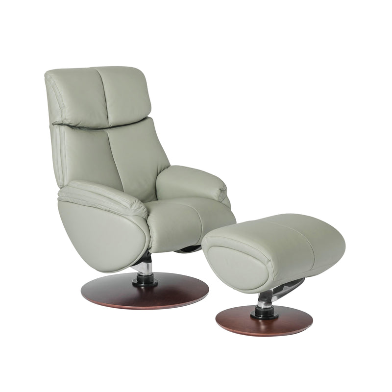 Barcalounger Alicia Swivel Leather Match Recliner 15-3725-3618-95 IMAGE 4