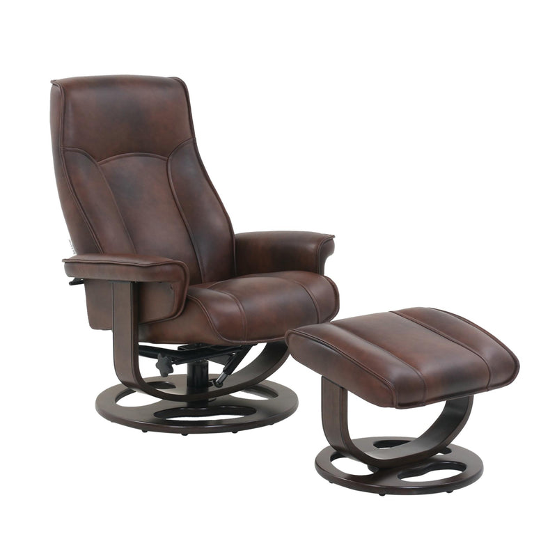 Barcalounger Austin Swivel Leather Match Recliner 15-3764-3601-86 IMAGE 1