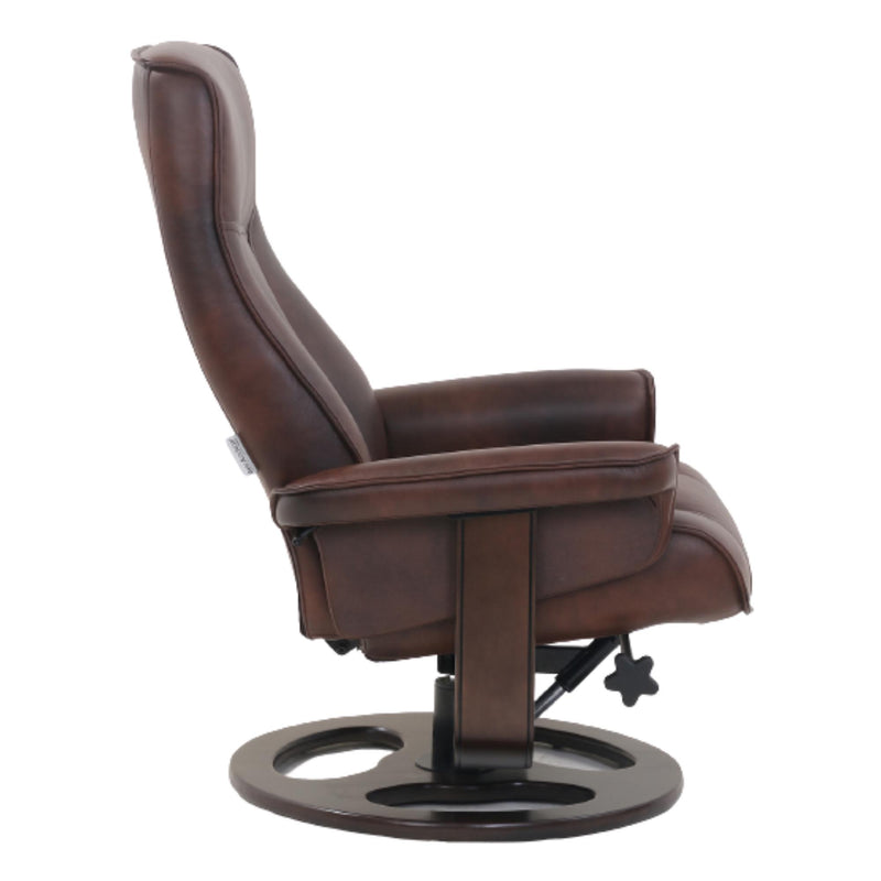 Barcalounger Austin Swivel Leather Match Recliner 15-3764-3601-86 IMAGE 7