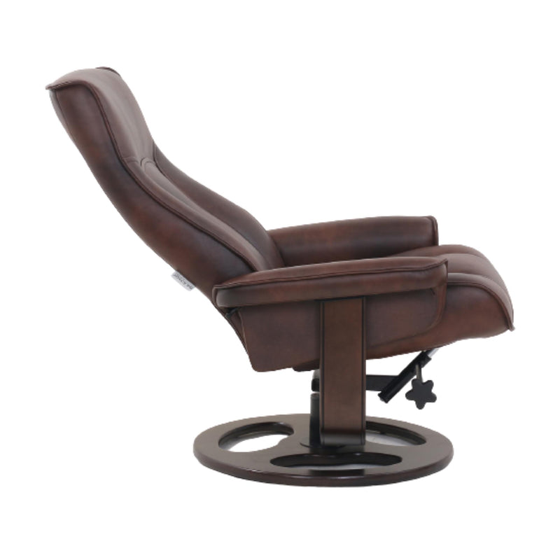 Barcalounger Austin Swivel Leather Match Recliner 15-3764-3601-86 IMAGE 8