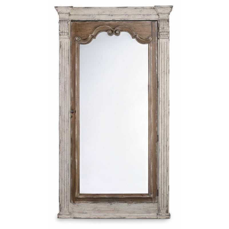 Hooker Furniture 5351-50003 Chatelet Floor Mirror withJewelry Armoire Storage IMAGE 2