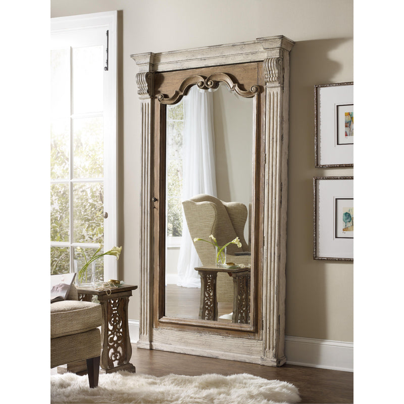 Hooker Furniture 5351-50003 Chatelet Floor Mirror withJewelry Armoire Storage IMAGE 3