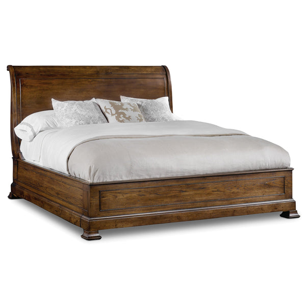 Hooker Furniture 5447-90450B Archivist Queen Sleigh Bed withLow Footboard IMAGE 1