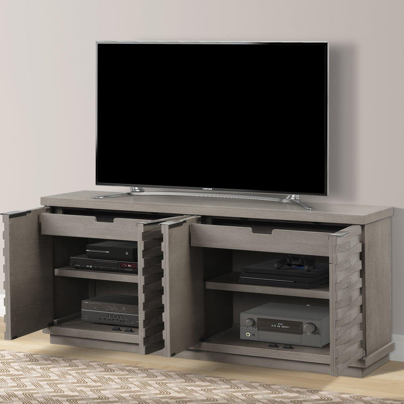 Parker House Furniture Pure Modern TV Stand with Cable Management PUR