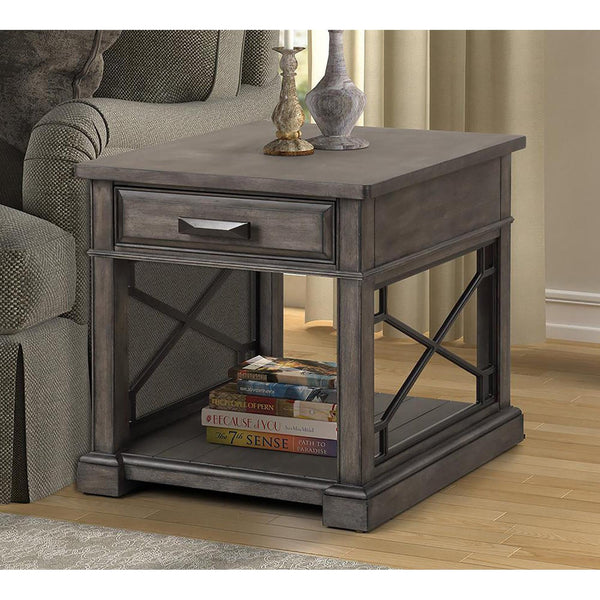 Parker House Furniture Sundance End Table SUN#02-SGR IMAGE 1