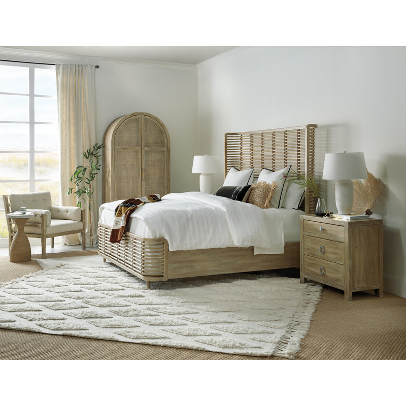 Hooker Furniture 6015-90266-80 Surfrider King Rattan Bed IMAGE 3