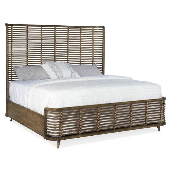 Hooker Furniture 6015-90266-89 Sundance King Rattan Bed IMAGE 1