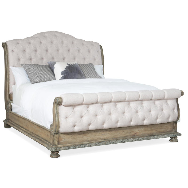 Hooker Furniture 5878-90560-80 Castella California King Tufted Bed IMAGE 1