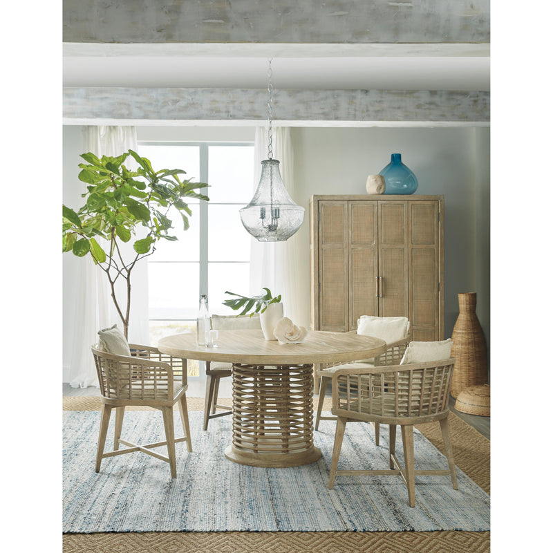 Hooker Furniture 6015-75213-80 Surfrider 60in Rattan Round Dining Table IMAGE 3