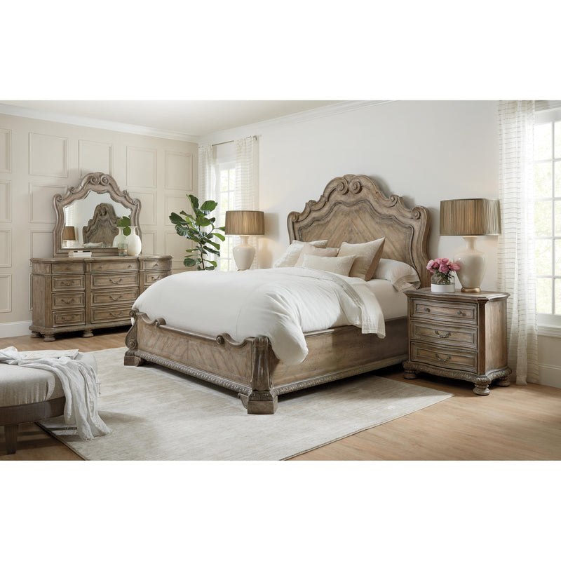 Hooker Furniture 5878-90266-80 Castella King Panel Bed IMAGE 4