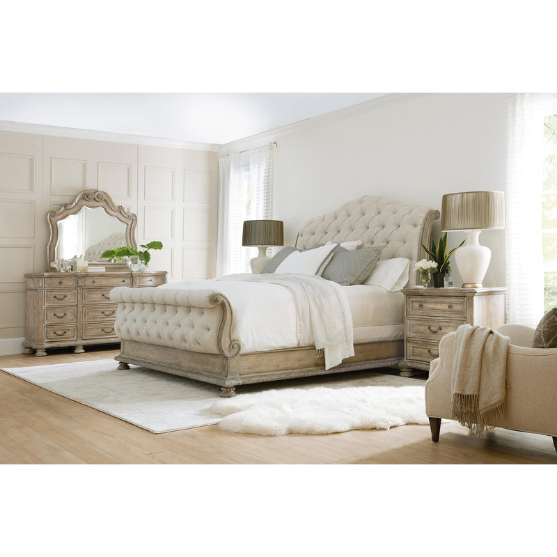 Hooker Furniture 5878-90566-80 Castella King Tufted Bed IMAGE 5