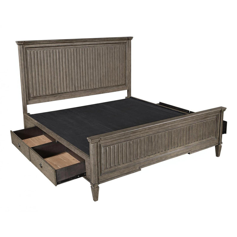 Aspen Home Strasbourg Queen Panel Bed with Storage I249-412-TAL/I249-413-TAL/I249-402S-TAL IMAGE 2