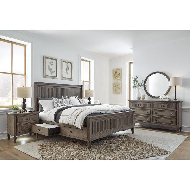 Aspen Home Strasbourg Queen Panel Bed with Storage I249-412-TAL/I249-413-TAL/I249-402S-TAL IMAGE 6