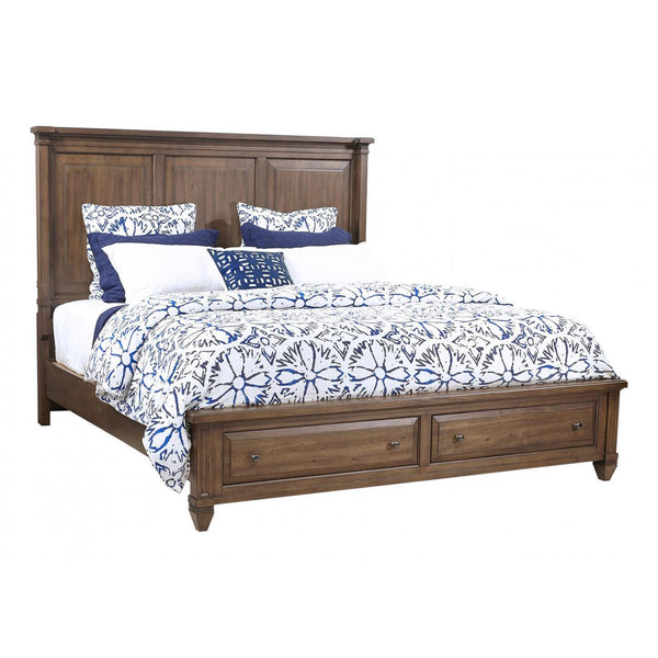 Aspen Home Thornton Queen Panel Bed with Storage I34-412-SNA/I34-403D-SNA/I34-402-SNA IMAGE 1