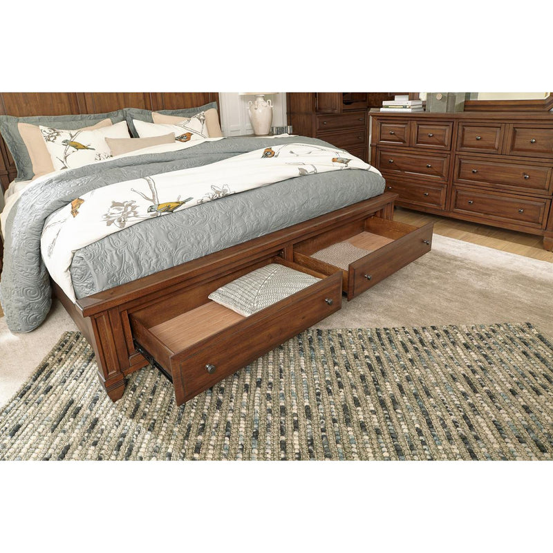 Aspen Home Thornton Queen Panel Bed with Storage I34-412-SNA/I34-403D-SNA/I34-402-SNA IMAGE 2