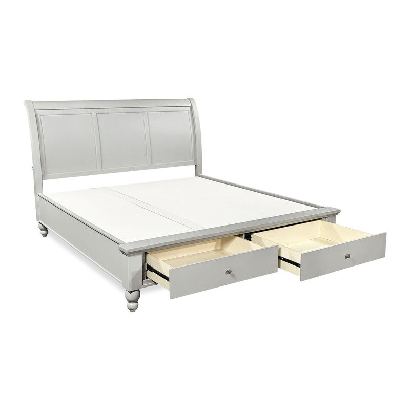 Aspen Home Cambridge California King Sleigh Bed with Storage ICB-404-GRY-KD-1/ICB-407D-GRY-1/ICB-410L-GRY-1 IMAGE 2