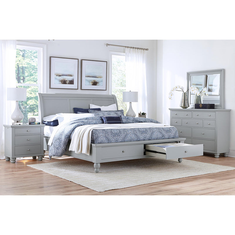 Aspen Home Cambridge California King Sleigh Bed with Storage ICB-404-GRY-KD-1/ICB-407D-GRY-1/ICB-410L-GRY-1 IMAGE 5