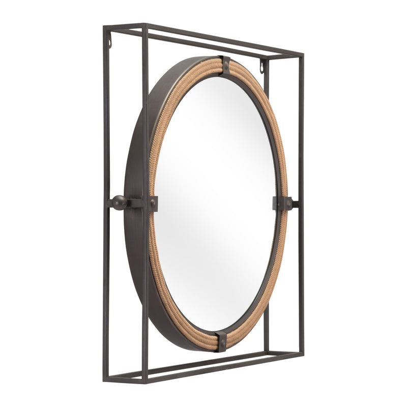 Zuo Capell A12222 Mirror - Antique Grey IMAGE 2