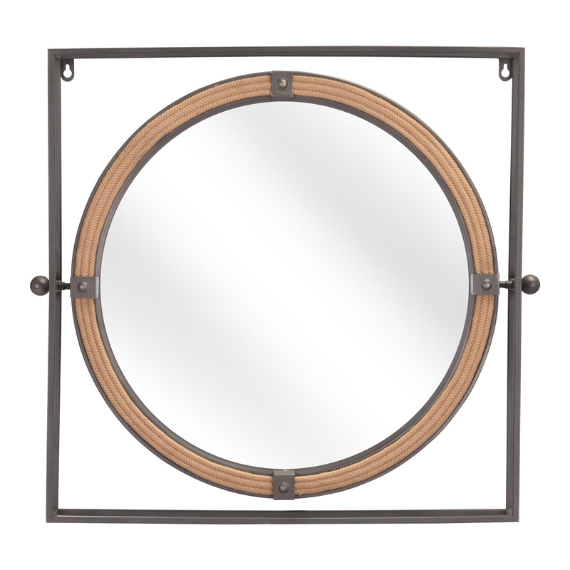 Zuo Capell A12222 Mirror - Antique Grey IMAGE 3