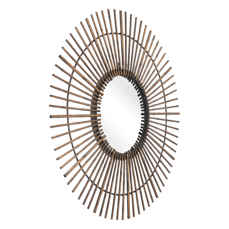 Zuo Dimond A12223 Mirror - Gold IMAGE 3