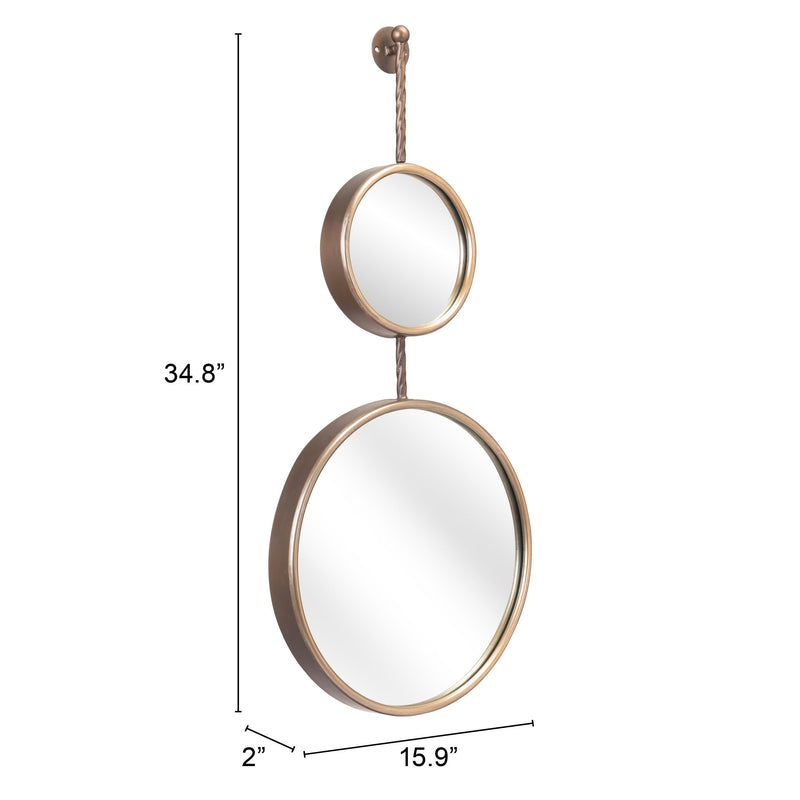 Zuo Mott A12230 Mirror - Bronze IMAGE 7