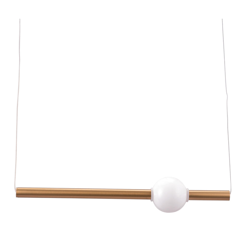 Zuo Adeo 56108 Ceiling Lamp - Brass IMAGE 2