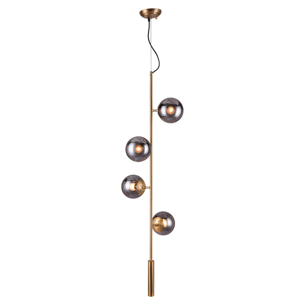 Zuo Zatara 56111 Ceiling Lamp - Brass IMAGE 1