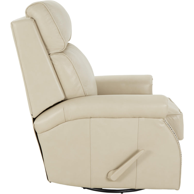 Barcalounger Crews Swivel Glider Leather Recliner 8-4001-5708-81 IMAGE 3