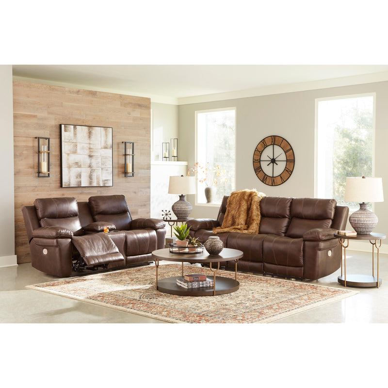 Signature Design by Ashley Edmar Power Reclining Leather Match Loveseat U6480518 IMAGE 11