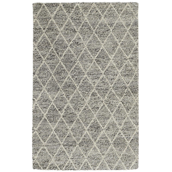 Classic Home Diamond 3003090 Looped Wool Gray IMAGE 1