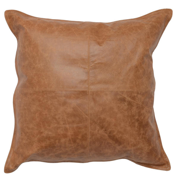 Classic Home SLD V180020 Leather Dumont Chestnut 22x22 IMAGE 1