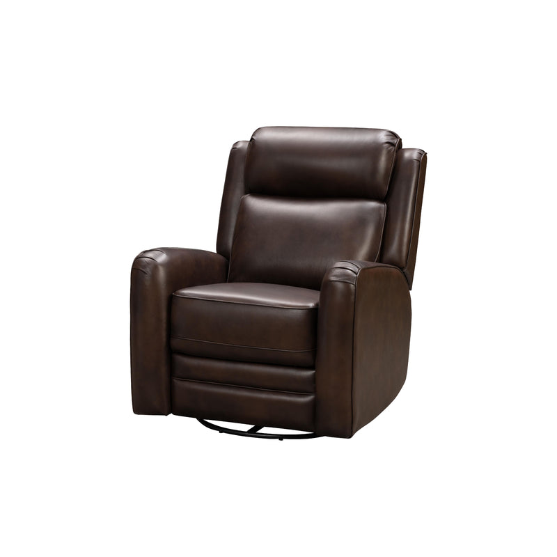 Barcalounger Kennedy Power Swivel Glider Leather Match Recliner 8PH-3757-3712-86 IMAGE 3