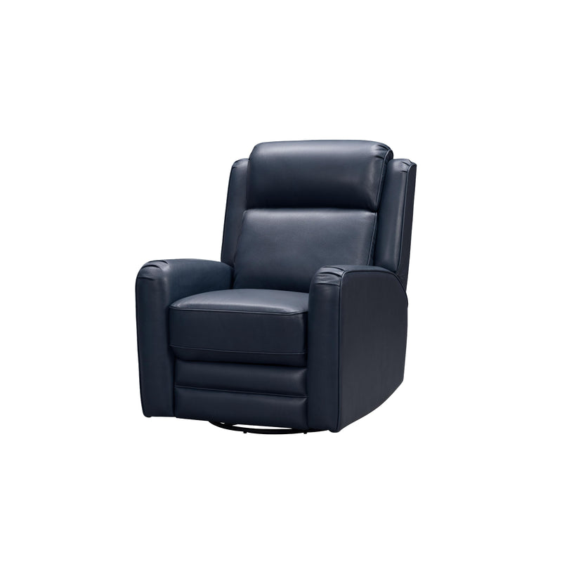 Barcalounger Kennedy Power Swivel Glider Leather Match Recliner 8PH-3757-3731-45 IMAGE 3