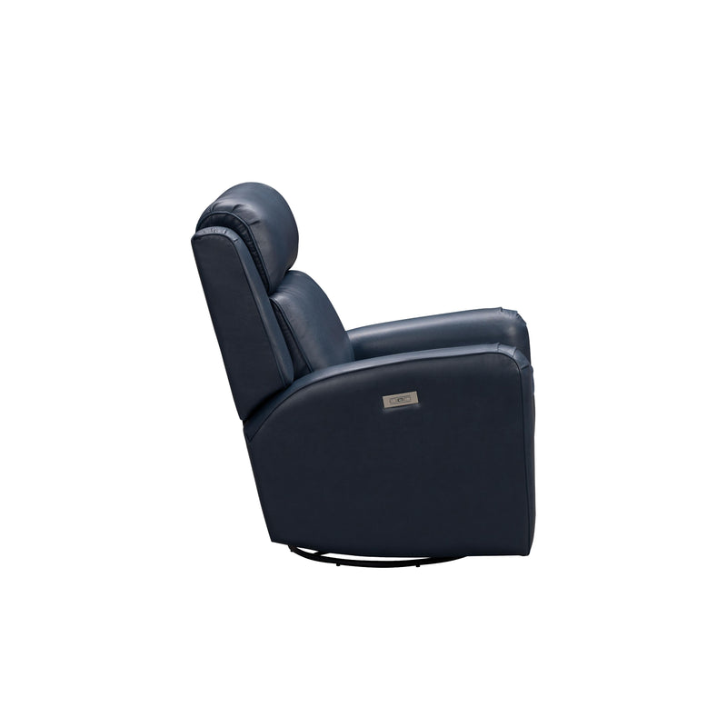 Barcalounger Kennedy Power Swivel Glider Leather Match Recliner 8PH-3757-3731-45 IMAGE 7