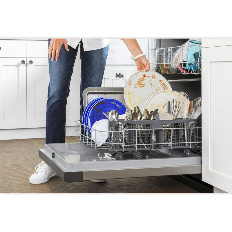 GE 24-inch Built-in Dishwasher with Hard Food Disposer GDF450PGRWW IMAGE 5