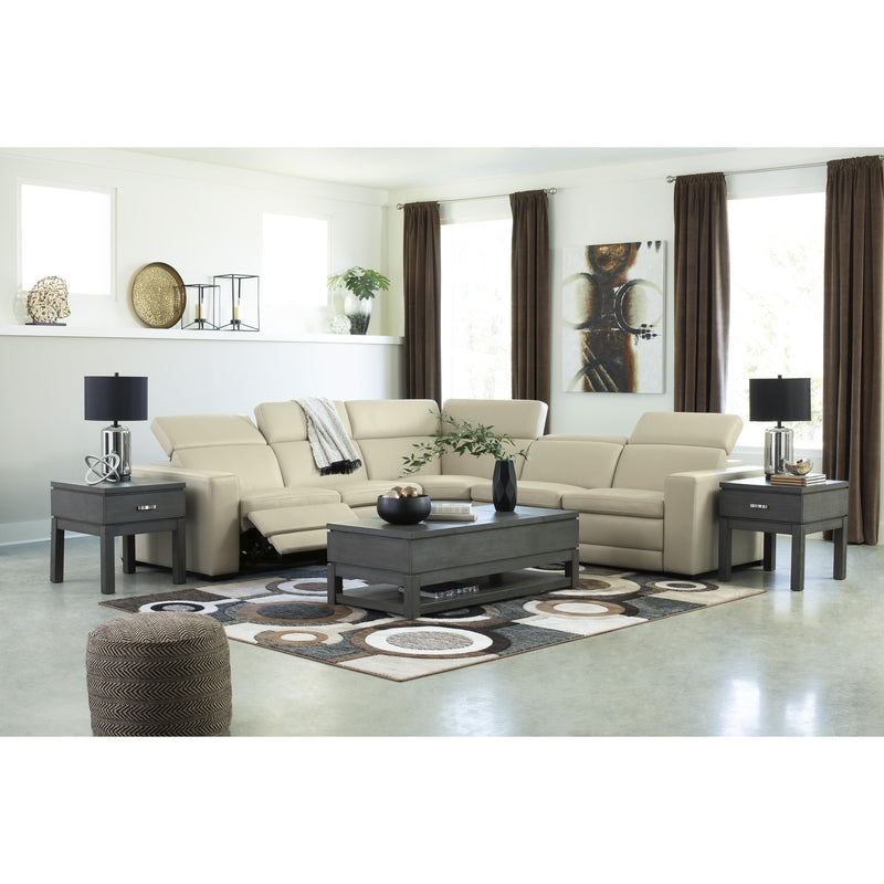 Signature Design by Ashley Texline Power Reclining Leather Match 6 pc Sectional U5960422/U5960446/U5960477/U5960446/U5960421/U5960423 IMAGE 5