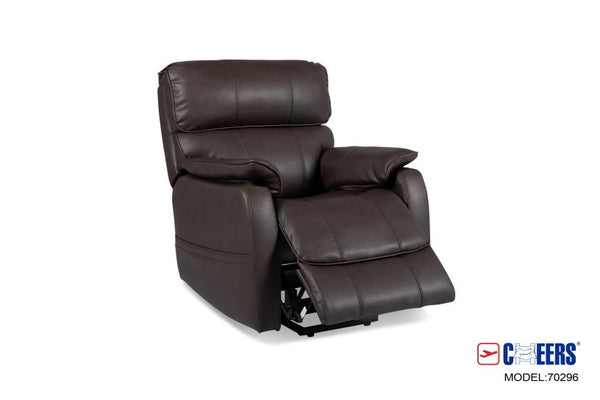 70296-30332 Man Wah Bentley Chocolate Power Lift Recliner