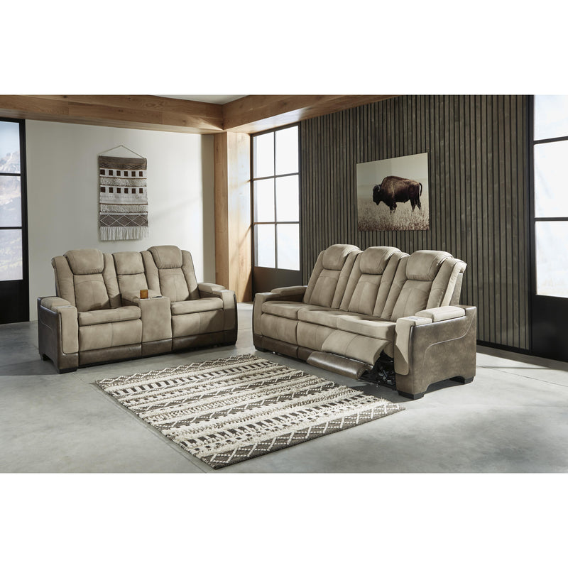 Signature Design by Ashley Next-Gen DuraPella Power Reclining Leather Look Loveseat 2200318 IMAGE 6