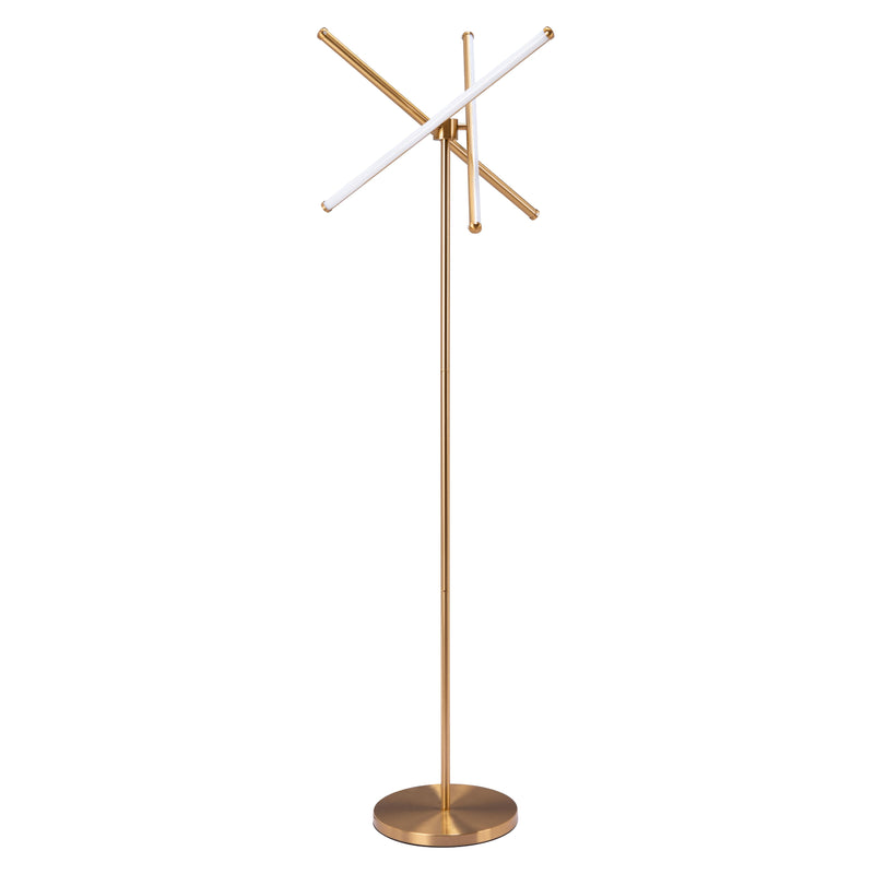 Zuo Garza 56140 Floor Lamp - Brass IMAGE 3