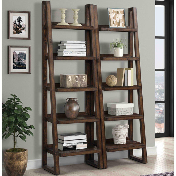 Parker House Furniture Tempe TEM#250P-TOB Pair of Etagere Bookcases - Tobacco IMAGE 1