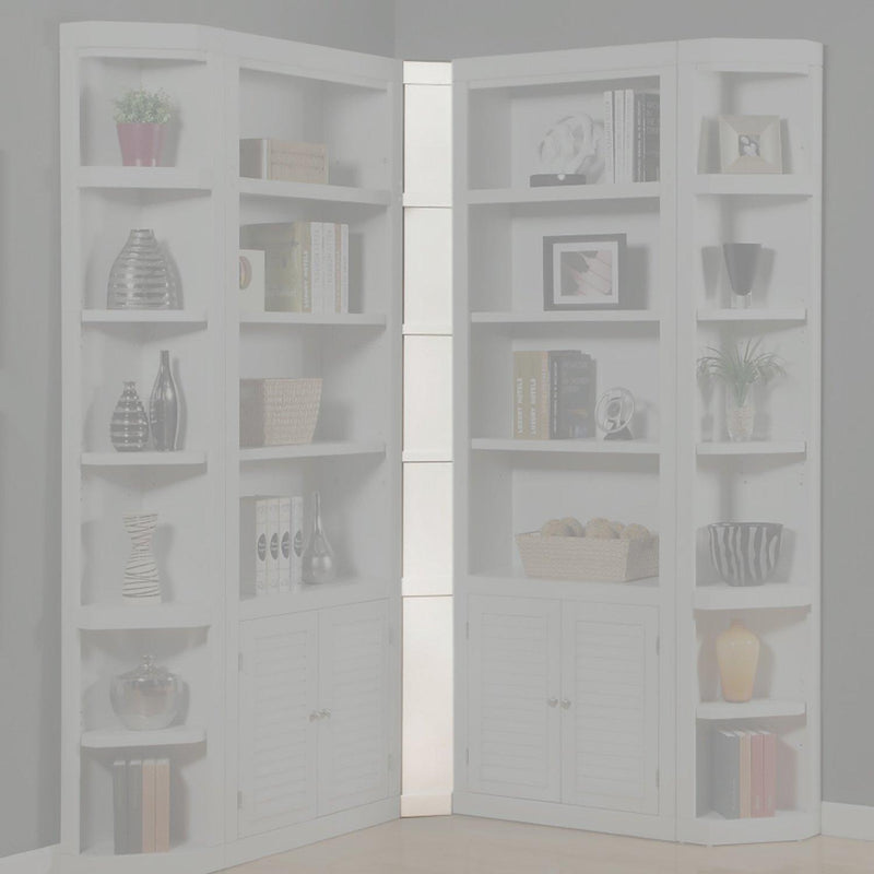 Parker House Furniture Boca 5 pc Bookcase Set - White Cottage IMAGE 2