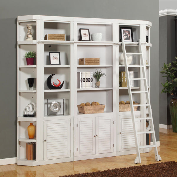 Parker House Furniture Boca 6 pc Library Wall Unit - White Cottage IMAGE 1