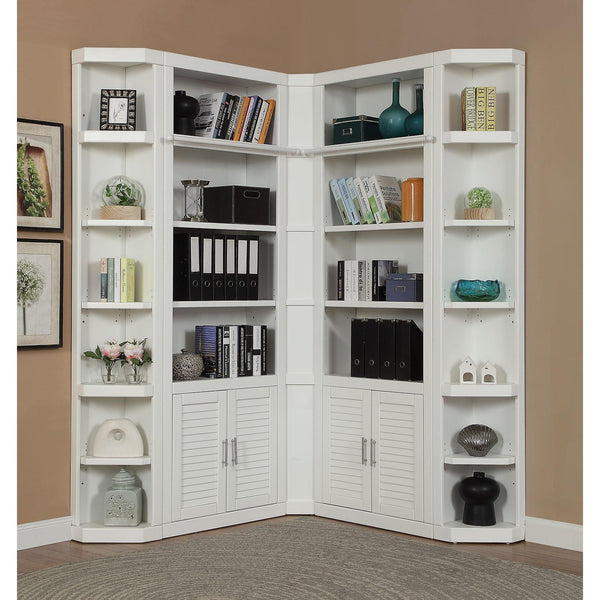 Parker House Furniture Catalina 5 pc Corner Library Wall - Cottage White IMAGE 1