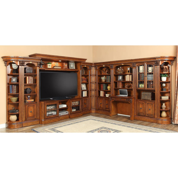 Parker House Furniture Huntington 10 pc Expandable Library Entertainment Wall IMAGE 1