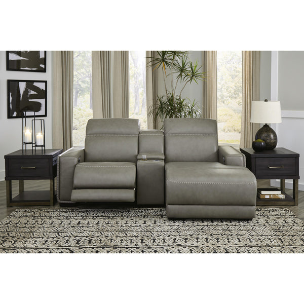 Signature Design by Ashley Correze Power Reclining Leather Match 3 pc Sectional U9420257/U9420258/U9420297 IMAGE 1