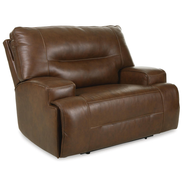 Signature Design by Ashley Francesca Power Leather Match Recliner U2570582 IMAGE 1