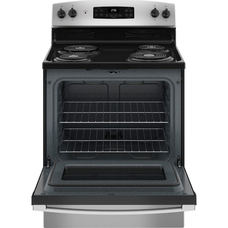 GE 30-inch Free-Standing Electric Range JB256RTSS IMAGE 2