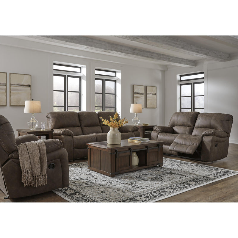 Signature Design by Ashley Kilmartin Reclining Leather Look Sofa 4240488 IMAGE 10