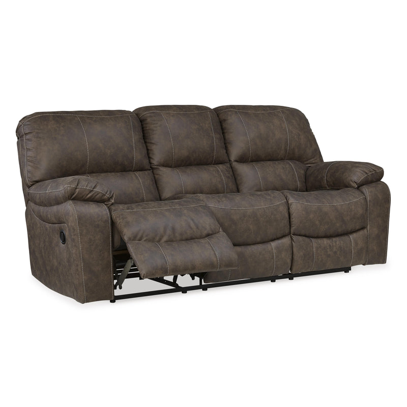 Signature Design by Ashley Kilmartin Reclining Leather Look Sofa 4240488 IMAGE 2